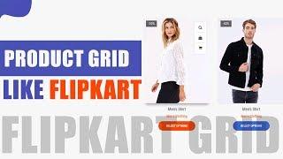 Product Grid & Properties Effect Like Flipkart using HTML 5 /  CSS 3 / Web Design