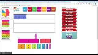 Using fractions tiles to compare fractions