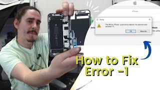 How to fix iPhone 11 Error (- 1)