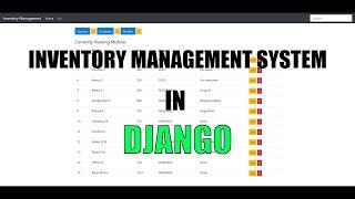 Inventory Management #django #python