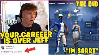 CLIX OFFICIALLY Ended ASAINJEFF's Career After He DID This In 1v1 ZONEWARS Wager! (Fortnite Moments)