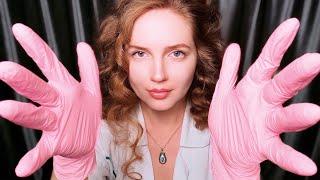 АСМР Трихолог. Осмотр и Массаж Кожи Головы в Перчатках • ASMR Scalp Check. Head Massage in Gloves