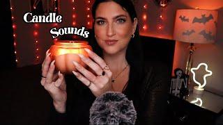 ASMR | Tapping On My Fall/Halloween Candle Collection️(part 1)