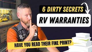 6 Dirty Secrets of RV Warranties the RV salesman won't tell you... from a RV Tech