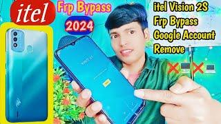 iTel Vision 2s Frp Bypass Without PC ️DCTI 2024 New Tricks️ itel Google Account Remove Unlock