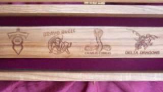 Purpleheart Armoury laser engraving video