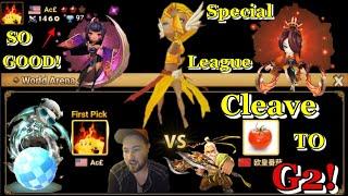 How to ACE the CLEAVE! Multiple players are getting G2 with my cleave! (SUMMONERS WAR)