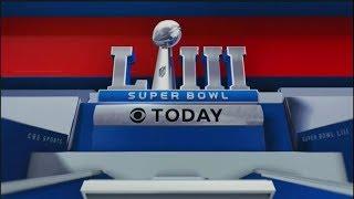 CBS Super Bowl 53 Today 2019 NE vs LAR