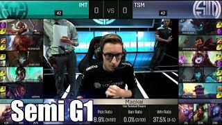 Immortals vs TSM | Game 1 Semi Finals S6 NA LCS Spring 2016 Playoffs | IMT vs TSM G1 1080p