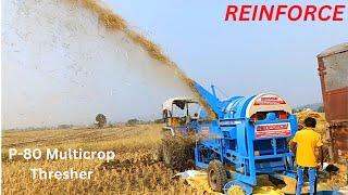 Reinforce P-80 Side Tokri Multicrop Thresher | Reinforce thresher | Punjab agro thresher | Reinforce