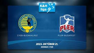 CYEB Budakalász-PLER Budapest - K&H férfi liga, 2023.10.21. 17:00