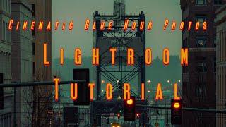 How I Edit My Blue Hour Photos Lightroom Tutorial | Free Preset