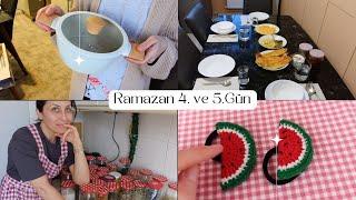 Ramazan 4.ve 5.GünKendime Hediye Aldım🩷Bugünün Evişi Ne?Kızlarım Çok Beğendiİftara 1 Misafirim Var