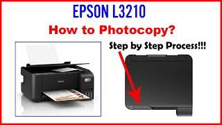 how to use photocopy in Epson L3210 | Tutorial 2023 