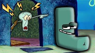 Squidward KICKS Dr Livesey Walk Alphabet Lore Letter L of his house special for @martacarballo9858