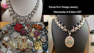 LIVE SHOPPING JEWELRY SALE Whimsical Wed Vintage Victorian Revival, Victorian Crystal Reverie, Monet