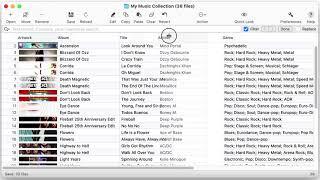 Show, Hide, Rearrange, and Resize Columns in Tag Editor for Mac