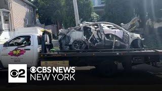 2 dead after Tesla crashes and explodes in White Plains