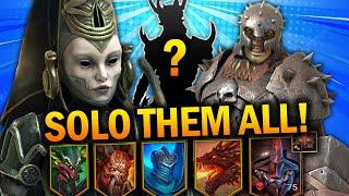 5 WEIRD CHAMPIONS that SOLO DUNGEON BOSSES (New) - Raid: Shadow Legends Tier List Guide