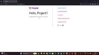 How to install Angular in Windows 11