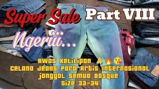 Celana jeans LIMITED EDITIONMega bintang Italy USA Euro Japan Korea Ngumpul semuaAll size 33-34