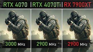 RTX 4070 vs RTX 4070Ti vs RX 7900XT - The FULL GPU COMPARISON