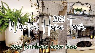 New* Winter Home Tour 2023 / Cozy Winter Decorating Ideas / Modern Farmhouse Decor / Robin Lane Lowe