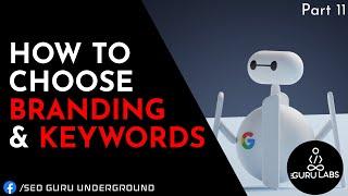 SEO Guru Underground - Branding & Keyword Research