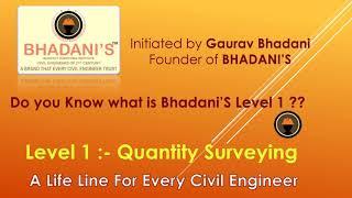 BhadaniS A Life Line For Every Civil Engineer - What is Level 1 Bar Bending Schedule Training