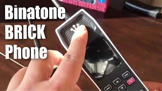 Binatone The Brick 80's retro Motorola style GSM Sim-Free bluetooth mobile phone review