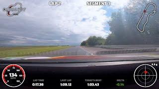 Tegiwa Tsuki K22 Turbocharged Honda NSX (Onboard) - Hot Lap (1:01.50) - Blyton Park