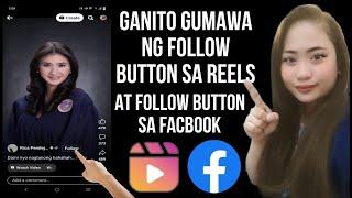 Paano gumawa ng follow button sa Facebook reels at follow button sa profile? (2024) | NEURY ANGEL TV