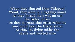 Shankill to the Somme with Lyrics