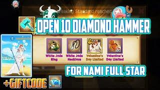 Open 10 Diamond Hammer for Nami Valentine Full Stars - Ocean Conflict Royal War I Pirate Ocean