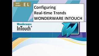 Configuring Real-time Trends wonderware intouch