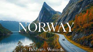 Norway 4K Autumn Nature - Scenic Relaxation Film with Calming Music - 4K Video Ultra HD