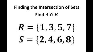 Finding an Intersection of Two Sets
