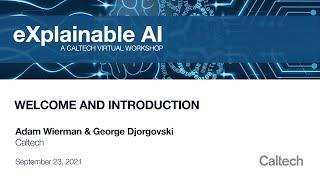 Welcome and Introduction - Adam Wierman & George Djorgovski