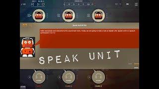 SPEAK UNIT Speech Synthesizer AUv3 Tutorial with Tips & Tricks for iPad