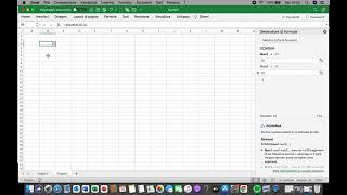 COME INSERIRE UNA FUNZIONE (EXCEL Mac)