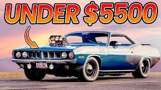 10 Old Muscle Cars You Can Still Buy Cheap