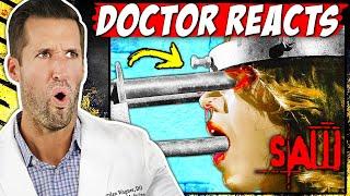 ER Doctor REACTS to Unbeatable Saw Traps #3