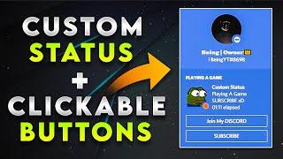 Get Custom Status And Clickable Buttons On Your Profile 2022 - [ PREMID TUTORIAL ] - Discord