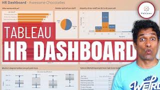 Create a HR Dashboard with Tableau - Full Tutorial