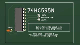 How To Use A Shift Register (74HC595N)