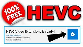 HEVC Extension for Windows 10 / Windows 11 | How To Get the Free HEVC / HEIC / HEIF in 2024 | #hevc
