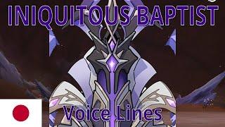 Iniquitous Baptist - Voice Lines (JP) -- Genshin Impact