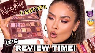 *NEW* HUDA BEAUTY NAUGHTY NUDE PALETTE REVIEW + SWATCHES | Maryam Maquilllage