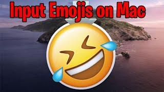 How to type Emojis on the Mac