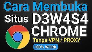 cara membuka situs dewasa yang diblokir di chrome tanpa vpn/proxy 100% berhasil